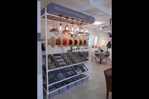 The new Heal's lighting store in London's Westbourne Grove